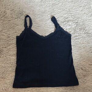 Brandy Melville Black Lace Cami